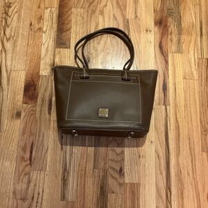 Rooney and Bourke Brown Leather Tote Bag
